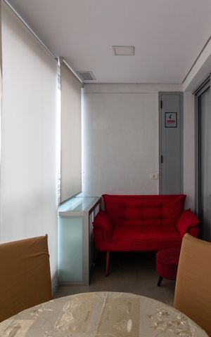 Apartamento para alugar com 39m², 1 quarto e 1 vagaVaranda