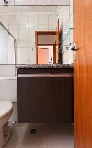 Apartamento para alugar com 82m², 2 quartos e 1 vaga Apartamento para alugar com 82m², 2 quartos e 1 vagaBanheiro