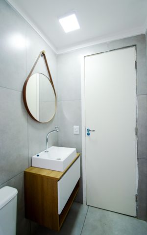 Apartamento à venda com 72m², 3 quartos e 2 vagasBanheiro Social