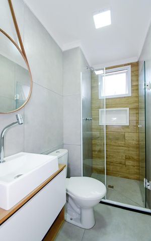 Apartamento à venda com 72m², 3 quartos e 2 vagasBanheiro da Suíte