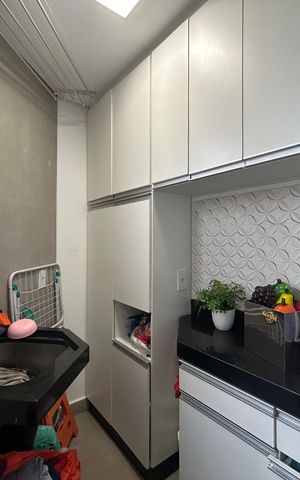 Apartamento à venda com 124m², 2 quartos e 2 vagas Apartamento à venda com 124m², 2 quartos e 2 vagasÁrea de Serviço