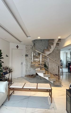 Apartamento à venda com 124m², 2 quartos e 2 vagas Apartamento à venda com 124m², 2 quartos e 2 vagasSala