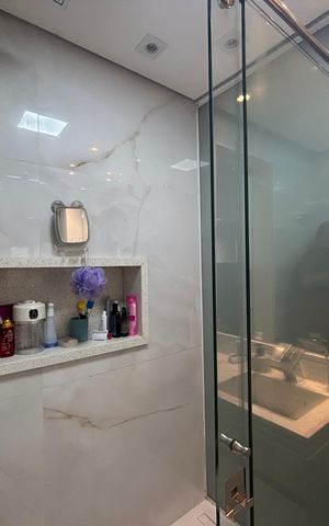 Apartamento à venda com 124m², 2 quartos e 2 vagas Apartamento à venda com 124m², 2 quartos e 2 vagasBanheiro do Quarto 2