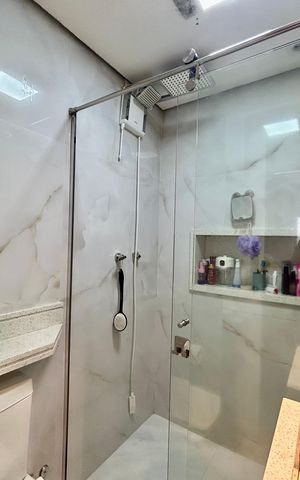 Apartamento à venda com 124m², 2 quartos e 2 vagas Apartamento à venda com 124m², 2 quartos e 2 vagasBanheiro do Quarto 2