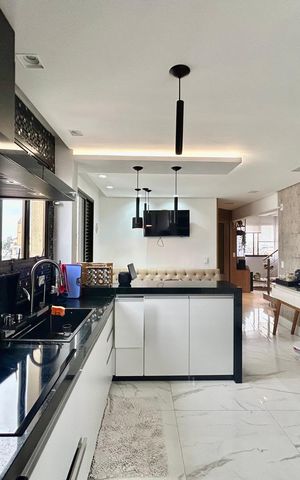 Apartamento à venda com 124m², 2 quartos e 2 vagas Apartamento à venda com 124m², 2 quartos e 2 vagasCozinha