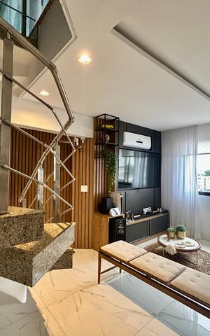 Apartamento à venda com 124m², 2 quartos e 2 vagas Apartamento à venda com 124m², 2 quartos e 2 vagasSala