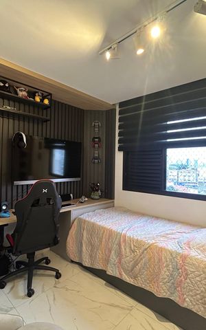 Apartamento à venda com 124m², 2 quartos e 2 vagas Apartamento à venda com 124m², 2 quartos e 2 vagasQuarto 1