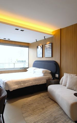 Studio para alugar com 30m², 1 quarto e sem vagaSala/Quarto