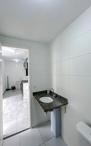 Apartamento para alugar com 34m², 2 quartos e sem vaga Apartamento para alugar com 34m², 2 quartos e sem vagaBanheiro