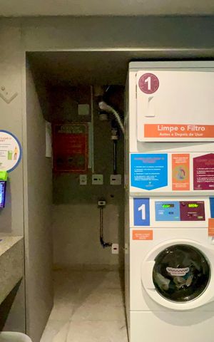 Studio à venda com 29m², 1 quarto e sem vagaLavanderia