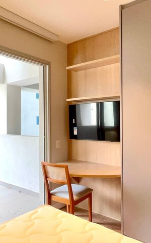 Studio à venda com 29m², 1 quarto e sem vagaStudio