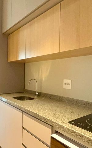 Studio à venda com 29m², 1 quarto e sem vagaCozinha