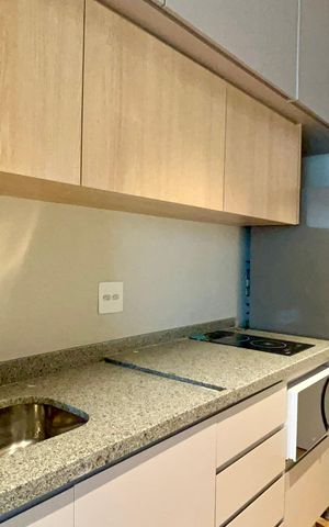 Studio à venda com 29m², 1 quarto e sem vagaCozinha
