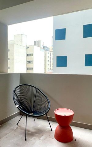 Studio à venda com 29m², 1 quarto e sem vagaVaranda
