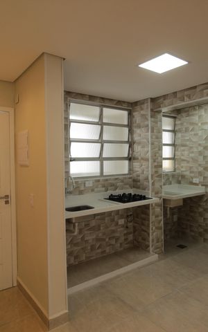 Apartamento para alugar com 55m², 1 quarto e 1 vagaCozinha e Área de Serviço