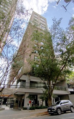 Studio para alugar com 26m², 1 quarto e sem vaga Studio para alugar com 26m², 1 quarto e sem vagaFachada
