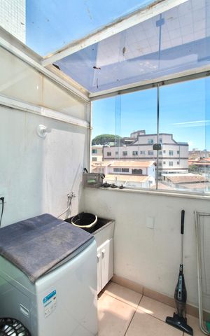 Apartamento à venda com 65m², 2 quartos e 2 vagasCozinha e Área de Serviço