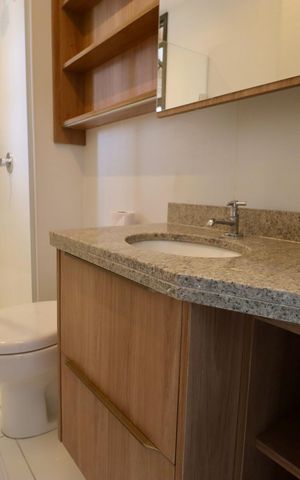 Apartamento para alugar com 80m², 3 quartos e 2 vagas Apartamento para alugar com 80m², 3 quartos e 2 vagasBanheiro