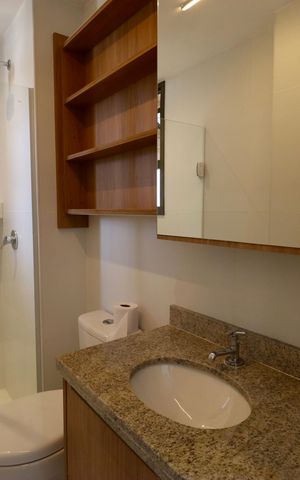 Apartamento para alugar com 80m², 3 quartos e 2 vagas Apartamento para alugar com 80m², 3 quartos e 2 vagasBanheiro