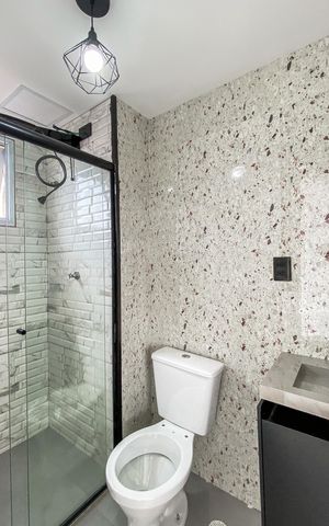 Studio à venda com 24m², 1 quarto e sem vagaBanheiro 