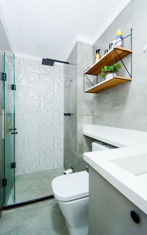 Apartamento à venda com 47m², 1 quarto e 1 vagaBanheiro