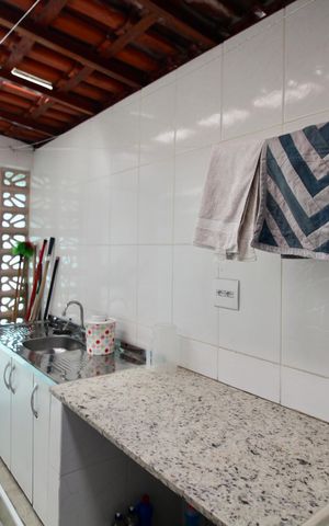 Casa à venda com 134m², 2 quartos e 2 vagas Casa à venda com 134m², 2 quartos e 2 vagasÁrea de Serviço