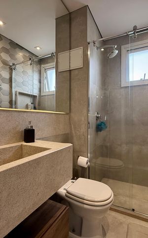 Apartamento à venda com 68m², 2 quartos e 1 vagaBanheiro Social 