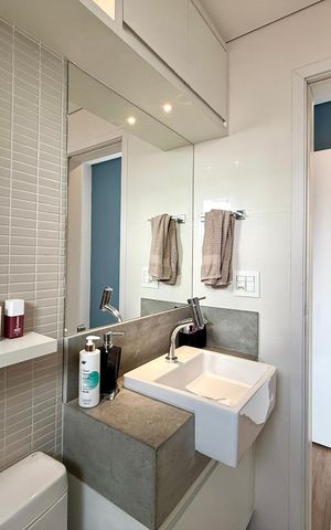 Apartamento à venda com 68m², 2 quartos e 1 vagaBanheiro Suíte 