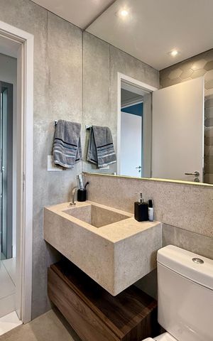 Apartamento à venda com 68m², 2 quartos e 1 vagaBanheiro Social 