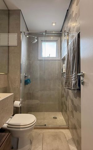 Apartamento à venda com 68m², 2 quartos e 1 vagaBanheiro Social 