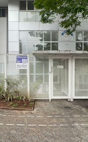 Apartamento para alugar com 40m², 1 quarto e 1 vaga Apartamento para alugar com 40m², 1 quarto e 1 vagaFachada
