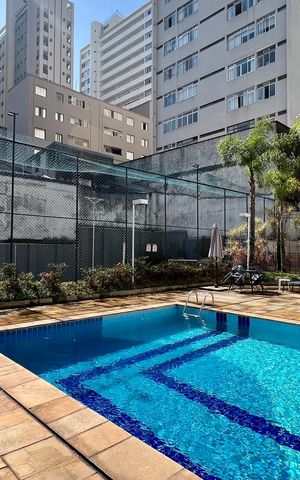 Apartamento para alugar com 40m², 1 quarto e 1 vaga Apartamento para alugar com 40m², 1 quarto e 1 vagaPiscina