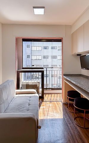 Apartamento para alugar com 30m², 1 quarto e sem vaga