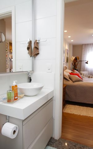 Apartamento para alugar com 85m², 3 quartos e 2 vagasBanheiro da Suíte