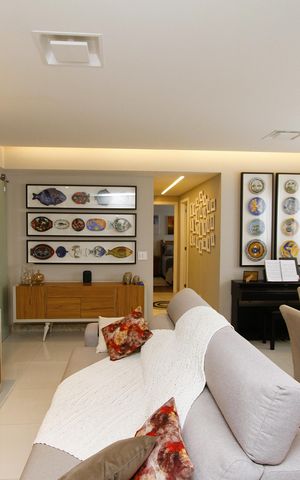 Apartamento para alugar com 85m², 3 quartos e 2 vagasSala