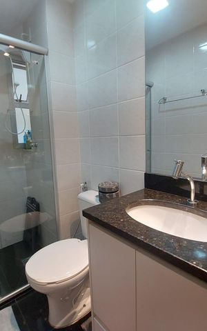 Apartamento à venda com 80m², 3 quartos e 2 vagas Apartamento à venda com 80m², 3 quartos e 2 vagasbanheiro 2