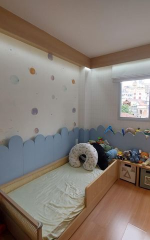 Apartamento à venda com 80m², 3 quartos e 2 vagas Apartamento à venda com 80m², 3 quartos e 2 vagasquarto 2
