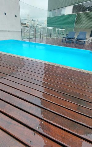 Apartamento à venda com 80m², 3 quartos e 2 vagas Apartamento à venda com 80m², 3 quartos e 2 vagasÁrea comum - Piscina