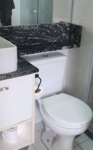 Apartamento à venda com 67m², 3 quartos e 2 vagasBanheiro da Suíte
