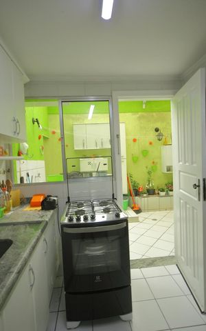 Casa de condomínio à venda com 90m², 2 quartos e 2 vagasCozinha 