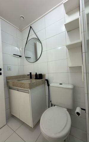 Apartamento para alugar com 33m², 1 quarto e 1 vaga