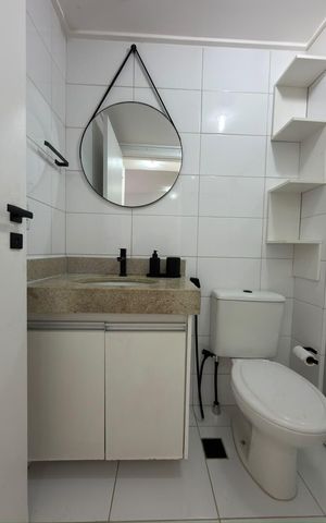 Apartamento para alugar com 33m², 1 quarto e 1 vaga
