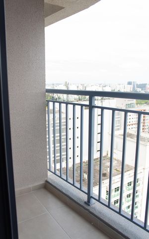 Apartamento para alugar com 33m², 1 quarto e sem vagaVaranda