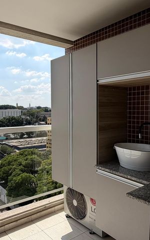 Apartamento para alugar com 36m², 1 quarto e 1 vaga Apartamento para alugar com 36m², 1 quarto e 1 vagaVaranda