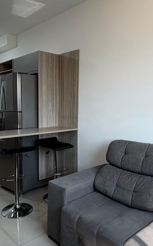 Apartamento para alugar com 36m², 1 quarto e 1 vaga Apartamento para alugar com 36m², 1 quarto e 1 vagaSala