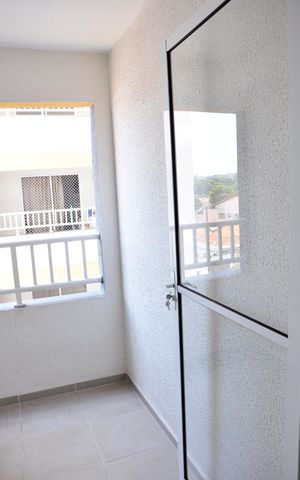 Apartamento para alugar com 29m², 2 quartos e sem vaga Apartamento para alugar com 29m², 2 quartos e sem vagaDetalhe - Varanda e Área de Serviço