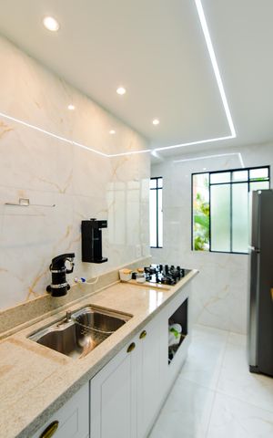 Apartamento para alugar com 52m², 2 quartos e 1 vagaCozinha 