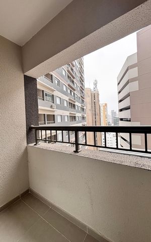 Apartamento para alugar com 25m², 1 quarto e sem vagaVaranda
