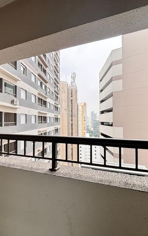 Apartamento para alugar com 25m², 1 quarto e sem vagaVaranda