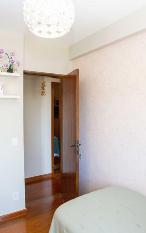 Apartamento à venda com 93m², 3 quartos e 1 vagaQuarto 3